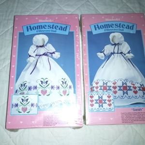Wonder Art 2 Pillowcase Doll Kits NEW